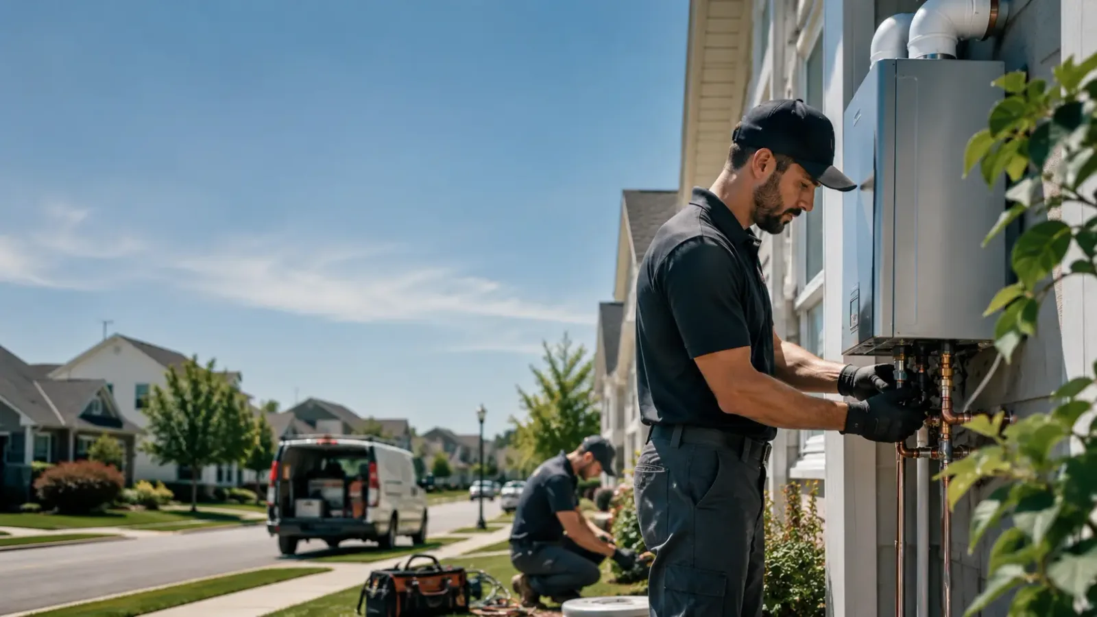 Tankless Water Heater Installation in Walcott, IA